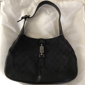 Black Gucci Jackie O bag.